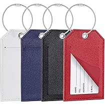 AFUNTA 4 Confezioni Cinghie Per Bagagli, Aggiungi Una Cintura Bagagli