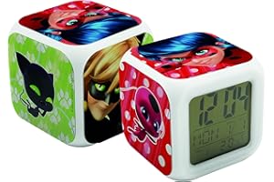 JOYTOY Joy Toy Miraculous Réveil Cube dans Un Emballage Cadeau – 8 x 8 x 8 cm, Petit