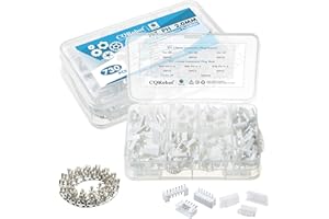 CQRobot JST PH 2,0 mm Tonhöhe 5-Polige/6-Polige/7-Polige Steckverbinder IC Männlich Stecker, Weiblich Buchsengehäuse und T-Crimp-Klemme.90 Sätze/730 Teile Kabel-Platine-Adapterkabelbaugruppe.
