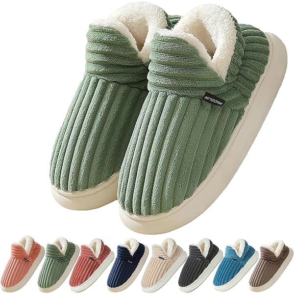 BIISDOST Pantoffels voor dames, comfortabel, comfortabel, winter