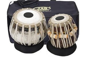 JAS ENGLAND JAS Tabla-Set Deluxe, mit Kissen und Bezügen, Tuninghammer und gepolsterter Tragetasche