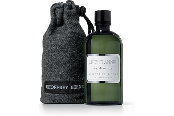 Geoffrey Beene, Grey Flannel, Vaporisateur Eau de toilette pour Homme Senteur Boisée et Orientale, Fragrance Chyprée Verte Unique, Authentique et Sophistiqué, Avec trois notes de parfum, 240 ml