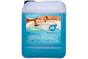 KaiserRein Whirlpool Desinfektionsmittel 5L ohne Chlor - Zuverlässige Wasserpflege und Reinigung für Whirlpools, Pools, Whirlpool Reiniger Desinfektion, Whirlpoolreiniger, Poolreiniger