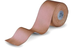‎EFFEKT MANUFAKTUR 1 Rolle Effekt Manufaktur Kinesiologie Tape für Muskeln - 5 m x 5 cm - beige - Uncut - Wasserfest & Elastisch - Für Sport & Physio Tape