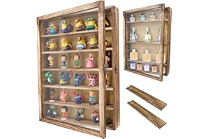 GraduationMall Shadow Box Frame with Removable Shelves,12x16 Wood Deep Memory Box Display Case for Military Medals Flowers Keepsake Collectibles