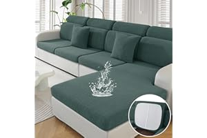 Ystyle Funda Asiento Sofa Ajustable, Impermeable Funda Sofa Cojin Separado, Antideslizante, Universal, Lavable, Protector de Muebles para Perros y Mascotas (1 Asiento-X, Verde Claro)