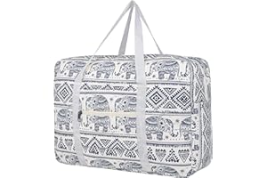 Narwey Sac Valise Cabine 45x36x20 Easyjet Sac de Voyage Pliable Sac sous Le siège Valise Sac Weekend sous Le Siège Homme et Femme 25L (Éléphant)