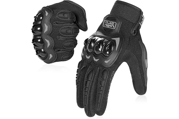 COFIT Gants de Moto, Gants à Écran Tactile Plein Doigt pour la Course de Moto, VTT, Escalade, Chasse, Motocross et Autres Sports de Plein Air