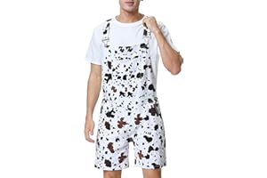 BINDEFON Men's American Flag Overalls Shorts Stretch 4th of July Coveralls Bibs with Zipper USA Overalls Adjustable Strap