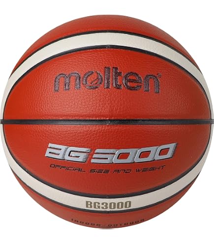 Molten BG-Series Leather Basketball, FIBA Approved - BG5000, Size