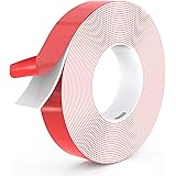 LLPT Double Sided Acrylic Mounting Tape 1 Inch x 300 Inch x 0.079" Thickness (2mm) Heavy Duty Removable Residue Free Waterpro