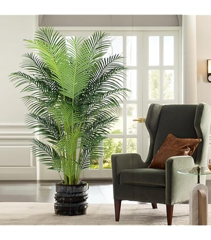 Keeplush Árbol de Dracaena artificial realista de 6 pies, árbol sint
