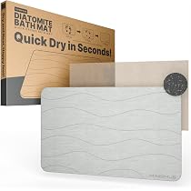 Turtle Mat Tappetino Assorbente Per Interni 40x60 Cm Grigio, Antiscivolo Con Supporto Multi-Grip, Made In UK