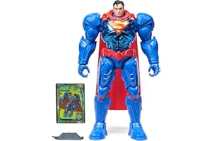 DC Comics, figurka akcji Supermana z serii Metal Force o wysokości 30 cm ‒ bardzo duża kolekcjonerska figurka superbohatera dla chłopców i dziewczynek w wieku od 4 lat wzwyż