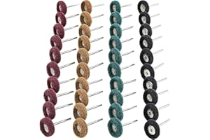 XLKJ 40 Pezzi Mola Lucidatrice Abrasive per Utensili,Mola Lucidatrice Abrasive per Utensili Rotanti Accessori