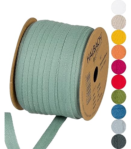 22mm geslagen zwart katoen (per meter