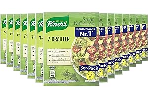 ‎KNORR Knorr Salatkrönung 7-Kräuter für ein leckeres Salatdressing mit natürlichen Zutaten* 14x 5er Pack