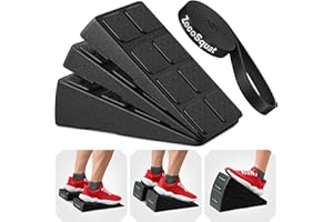 ‎ZOCOSQUAT Squat Wedge – Kniebeugen-Keil-Block 235,9 kg Tragkraft – Schrägbrett für Wadendehnung – Wadendehner, schräges Brett – Yoga-Blöcke