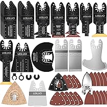 Kit 50 Piezas Hojas De Sierra Oscilante - Para Multiherramienta, Madera Y Metal