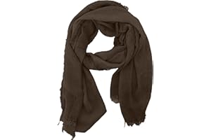 JOPHY & CO. Sciarpa Donna Uomo Elegante Leggera Morbida a Stola Rettangolare in Fibra di Bambù a Tinta Unita o Fantasia Colori