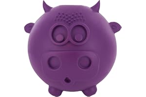 PETSAFE Busy Buddy Cow Wow, interaktywna zabawka dla psa dozująca smakołyki, sprężysta i do żucia, średnia/duża