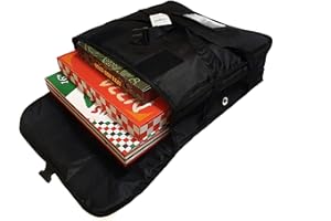 Warmtrade WP1 Keep Warm Insulated Hot Food Pizza Delivery Bag Black 50*52*15CM Takeaway & Restaurants, Commercial. Indian, Kebabs, Chinese, Pizza, Couriers, Picnic Cooler Bag, Groceries Or Storage.