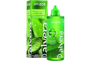 Avizor Alvera Liquide pour Lentilles de Contact avec Etui, 350 ml