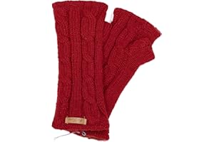 McRon Damen Gestrickte Pulswärmer Modell Emily