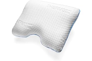 sofi poduszka dla osób śpiących na boku – ortopedyczna i ergonomiczna poduszka podpierająca kark z pianki memory – poszewka termoregulacyjna – poduszka pod głowę 41,5 x 56 x 12 cm