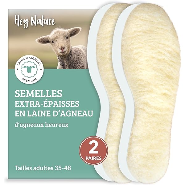 Semelles En Laine, Semelles Chaudes, Semelles Confortables , Semelles