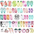 NATUCE 50PCS Pinces à Cheveux Fille, Barrette Argent, Enfant Épingle à