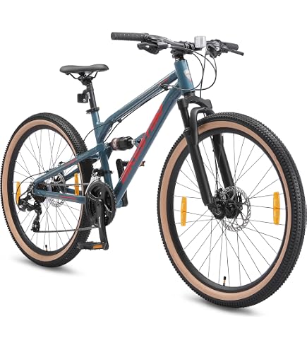 29 Zoll ALU MTB Camaro, Gefedert, 21-Gang Kettenschaltung, Scheibenbremsen NEU 2961-SCHWARZ-GELB Sport & Freizeit