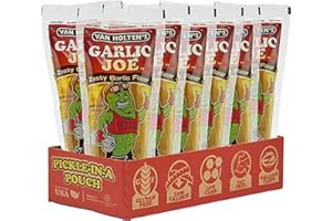 THE BRAMBLE BAY Van Holtens King Size Pickle Ajo Joe, 12 unidades, aperitivo bajo en calorías, sin grasa, hecho de ingredientes sin gluten