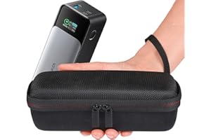 Baomaeyea Tragetasche für Anker Power Bank 737 (PowerCore 24K), Eva Harte Reisetasche Box kompatibel mit Anker Prime 27.650mAh Powerbank (250W) & Zubehör