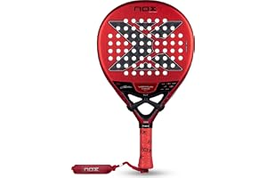 Nox Edu Alonso EA10 Ventus Hybrid 12K Xtrem padelracket, röd