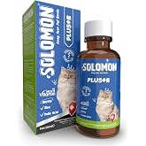 Solomon Plus+B Anti-Feather Casting Multivitamin Drops for Cats That Reduce Hair Casting