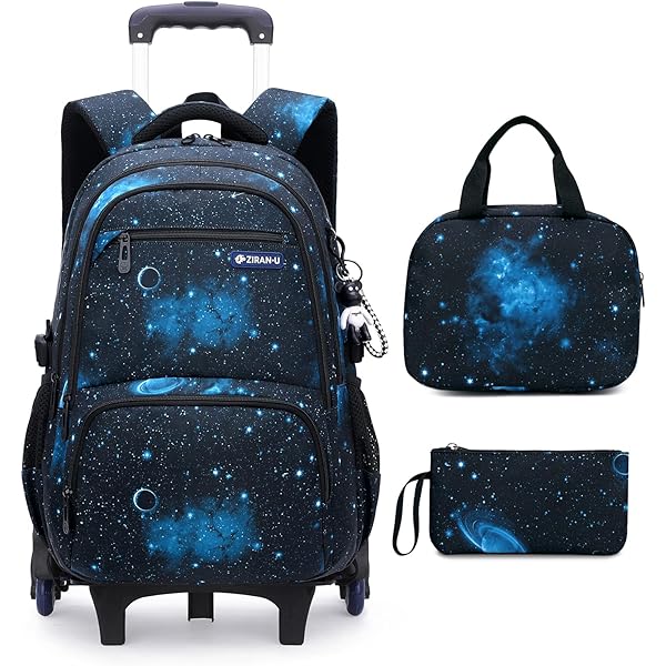 Schoolrugzak Boekentas Meerkleurig Voor Student Meisjes W Grote Capaciteit Met Zak Voor Waterfles Nylon Schooltas Rugzak Schooltas 20 Inches Min