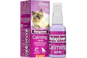 BELOVED PETS Relaxivet Beruhigungsspray für Katzen - Anti Stress Katze Beruhigungsmittel für Katzen Entspannung - Pheromone Katzen Spray gegen Urinieren & Kratz