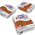 FIMO Soft Polymer Oven Modelling Clay - Most Popular Colours - 57g - Set of 3 - Caramel