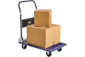 Neo Heavy Duty Aluminium Folding Sack Trolley Hand Truck Barrow Transport Wheels Extendable Handle (150 kg)