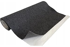 TAPHICEROS Rouleau de Tissu en Feutre Autocollant, Graphite, 150cm x 150cm 2mm, Matériau de rembourrage, Vendu au mètre, Tissu de revêtement de garniture intérieure pour L'Artisanat, Auto, DIY