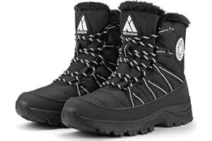 Mishansha Winterschuhe Damen Gefüttert Schneestiefel Warm Outdoor Winter Boots GR.36-42