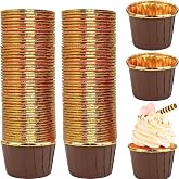Orret Home 20 Adet Mini Muffin ve Cupcake Kalıbı &ndash; Yapışmaz Tek Kullanımlık Kağıt Kek Kalıbı, Isıya Dayanıklı, Renkli ve Prat