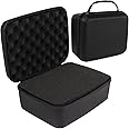 caseling Protective Hard Case With Customizable Foam. 11 Inch Lightweight Hard Shell Case for Electronics, Cameras, Tablets, Phone & More – 11 x 9 x 5.5 Inches