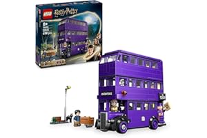 LEGO Harry Potter Abenteuer mit dem Fahrenden Ritter - Spielzeug aus der Zauberwelt mit 5 Minifiguren und Zubehör mit Zauberstäbe – Geschenk für Mädchen und Jungen ab 8 Jahren – 76446