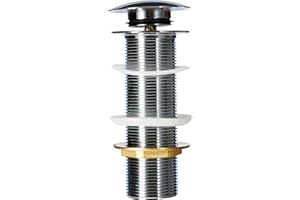 tres Válvula lavabo sin rebosadero Tapón Ø 66 mm CLICK‑CLACK 13454030