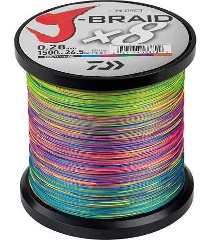 Daiwa J-Braid X8 Treccia Intrecciata 0,35 Mm - 36 Kg - 300 M Chartreuse | Filo Per Pesca Spinning E Mare