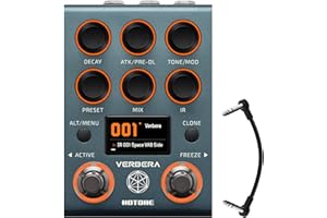 HOTONE Hardware Convolution Reverb Pedal mit sofortigem IR Laden, Dual-Engine Design, IR Klonierung & 120 integrierten Impulse Responses Verbera NC-200