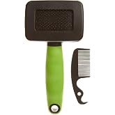 Ferplast Gro 5800 İnce Metal Dişli Kedi Tarağı, S, Green