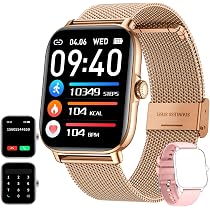 Montre Connectée LIGE Pour Femme - Écran 1.32" HD, Appels Bluetooth, Suivi Santé & Règles, 120 Modes Sport - Idéale Android IOS